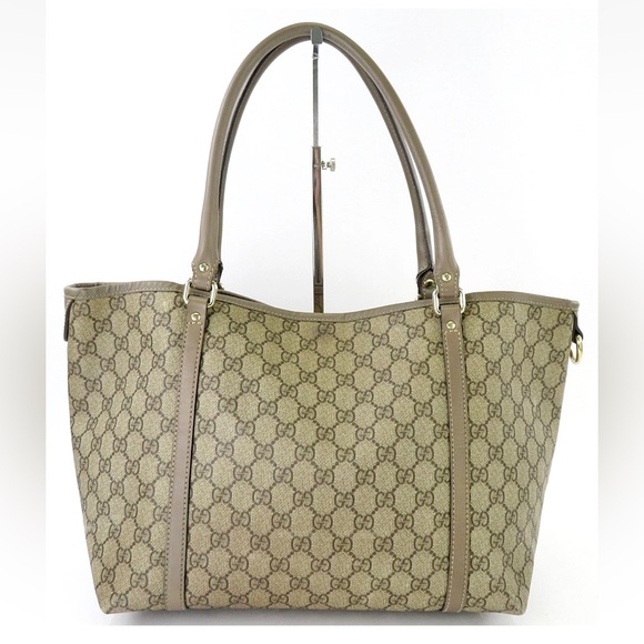 Gucci Brown Monogram Tote - Picture 2 of 14
